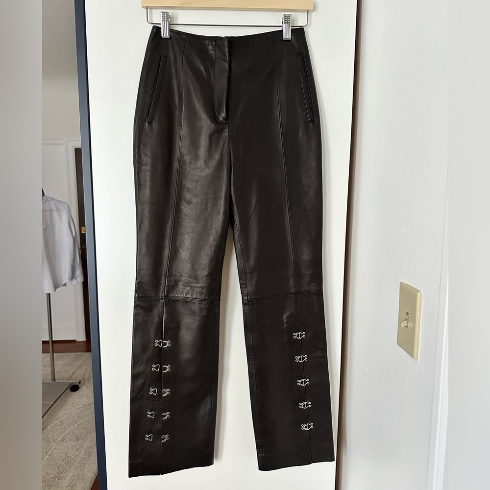 Jonathan Simkhai 100% Leather Pants